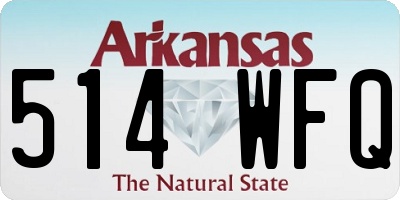 AR license plate 514WFQ