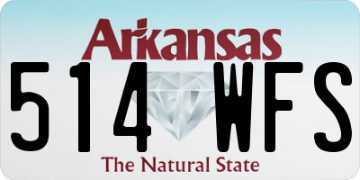 AR license plate 514WFS
