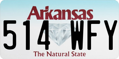 AR license plate 514WFY