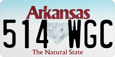 AR license plate 514WGC