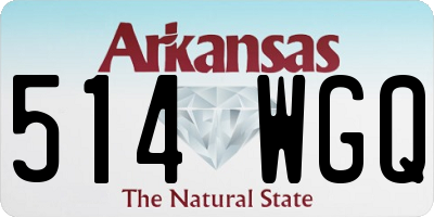 AR license plate 514WGQ
