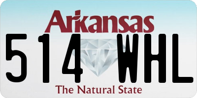AR license plate 514WHL