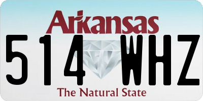 AR license plate 514WHZ