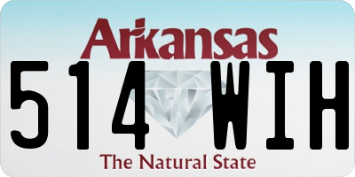 AR license plate 514WIH