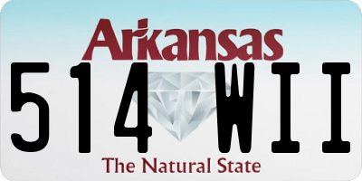 AR license plate 514WII