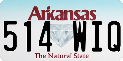 AR license plate 514WIQ