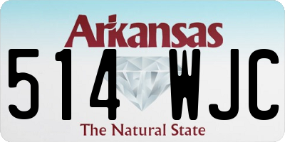 AR license plate 514WJC