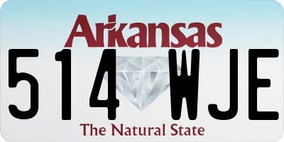 AR license plate 514WJE