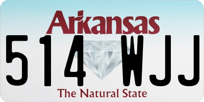 AR license plate 514WJJ