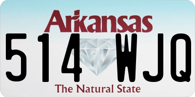 AR license plate 514WJQ