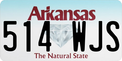 AR license plate 514WJS