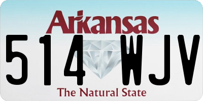 AR license plate 514WJV