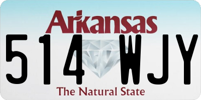 AR license plate 514WJY