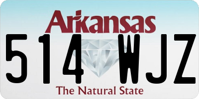 AR license plate 514WJZ