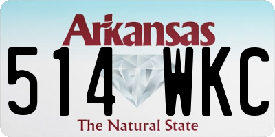 AR license plate 514WKC