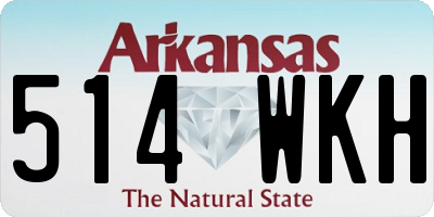 AR license plate 514WKH