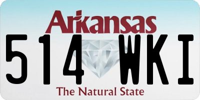 AR license plate 514WKI