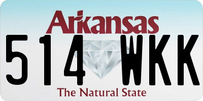 AR license plate 514WKK