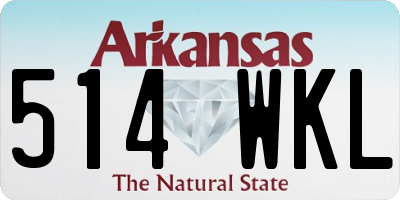 AR license plate 514WKL