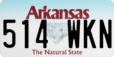 AR license plate 514WKN