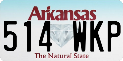 AR license plate 514WKP