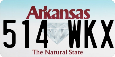 AR license plate 514WKX