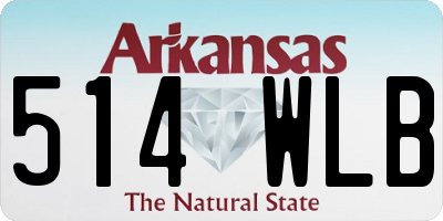 AR license plate 514WLB