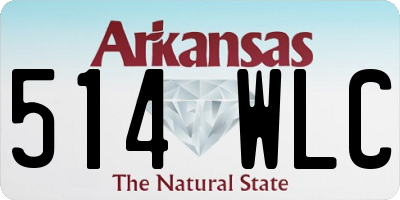 AR license plate 514WLC