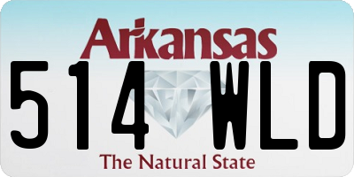 AR license plate 514WLD