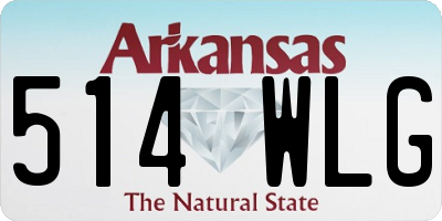 AR license plate 514WLG
