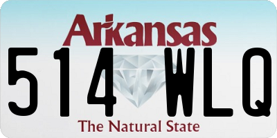 AR license plate 514WLQ