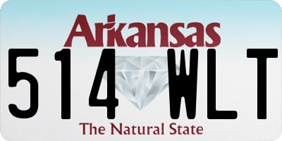 AR license plate 514WLT