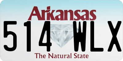AR license plate 514WLX