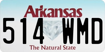 AR license plate 514WMD