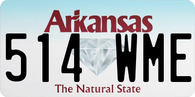 AR license plate 514WME
