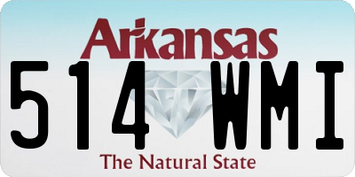 AR license plate 514WMI