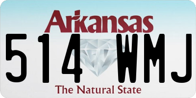 AR license plate 514WMJ