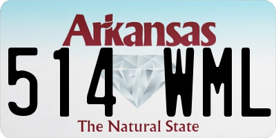 AR license plate 514WML