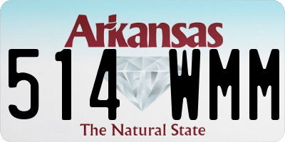 AR license plate 514WMM