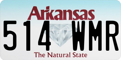 AR license plate 514WMR