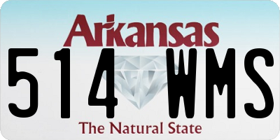 AR license plate 514WMS