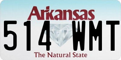 AR license plate 514WMT