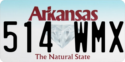 AR license plate 514WMX