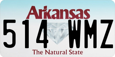 AR license plate 514WMZ