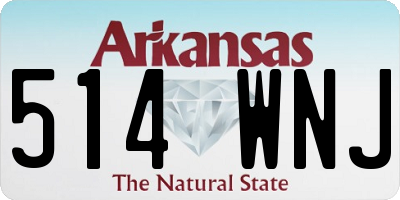 AR license plate 514WNJ