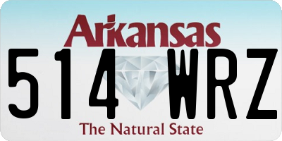 AR license plate 514WRZ