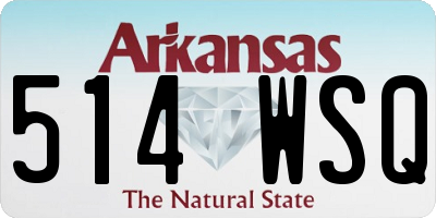 AR license plate 514WSQ