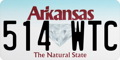 AR license plate 514WTC