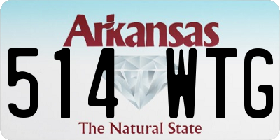 AR license plate 514WTG
