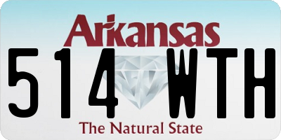 AR license plate 514WTH